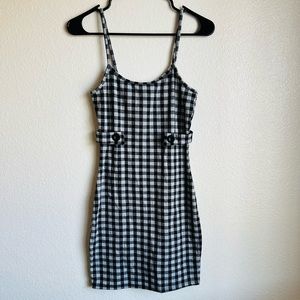 Gingham checkered dress